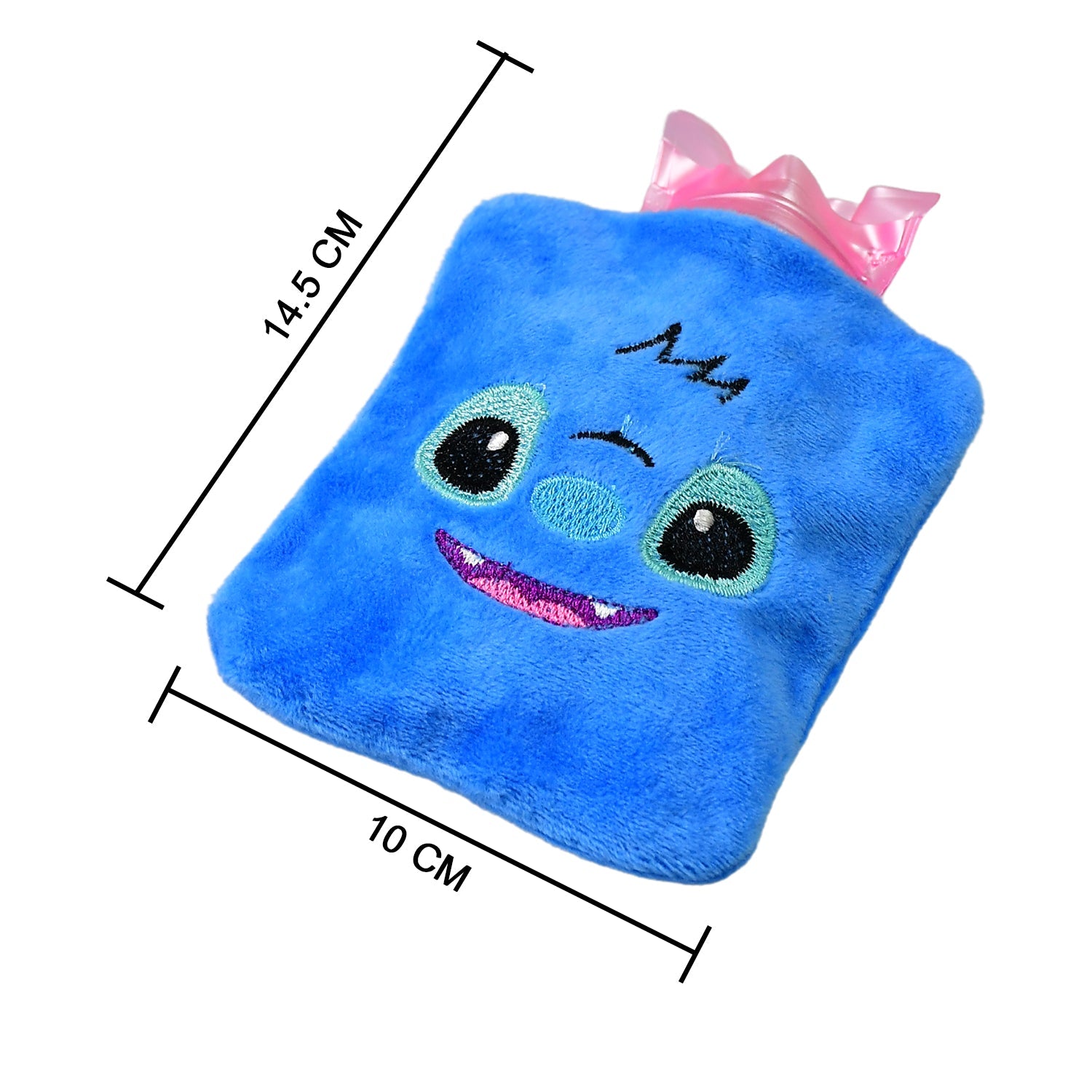 6512 Blue Stitch small Hot Water Bag with Cover for Pain Relief, Neck, Shoulder Pain and Hand, Feet Warmer, Menstrual Cramps. DeoDap 6512 Blue Stitch small Hot Water Bag with Cover for Pain Relief, Neck, Shoulder Pain and Hand, Feet Warmer, Menstrual Cramps. DeoDap